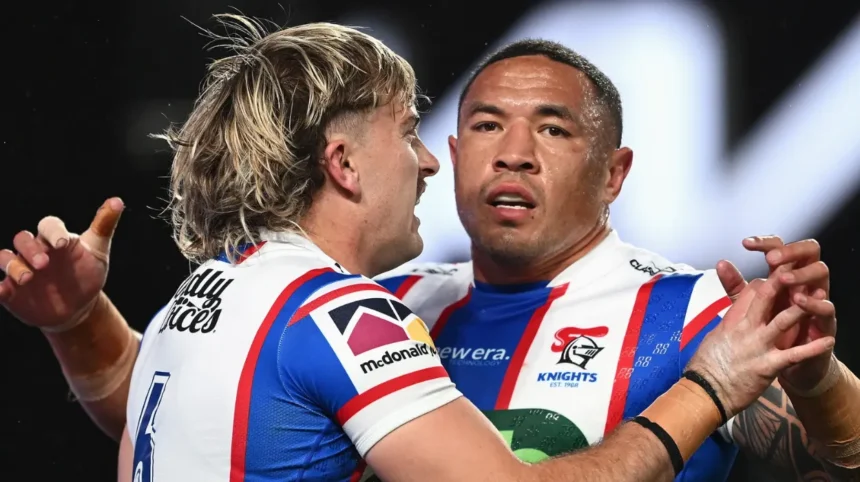 Newcastle Knights NRL Grand Final Run Frizell Sharpe Newcastle 2026