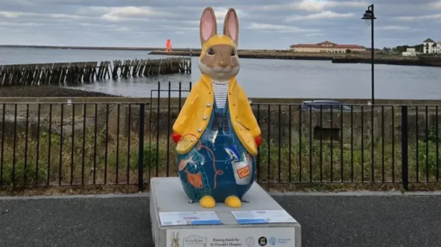 Peter Rabbit Sculptures Auctioned for Hospice Support in Newcastle 2026