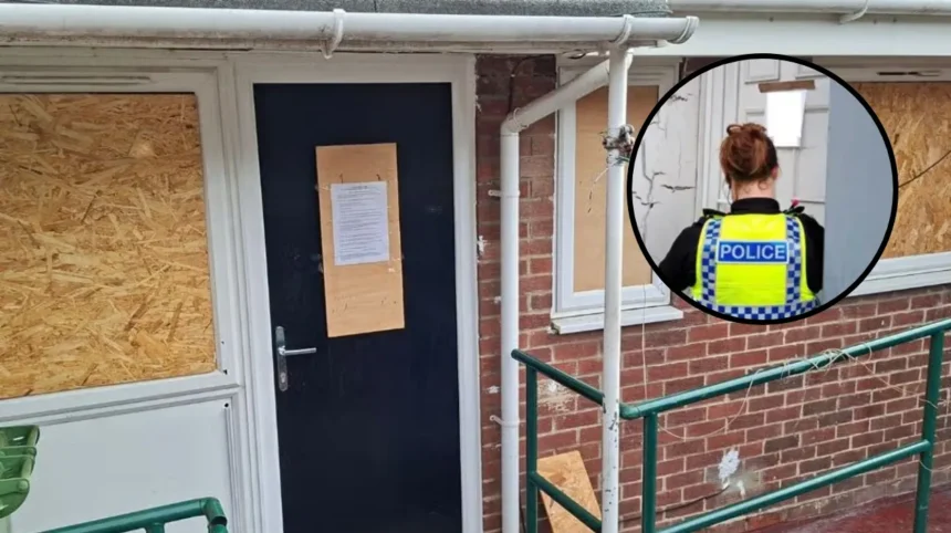 Police Board Up Anti-Social Property in Old Ford Gateshead 2026